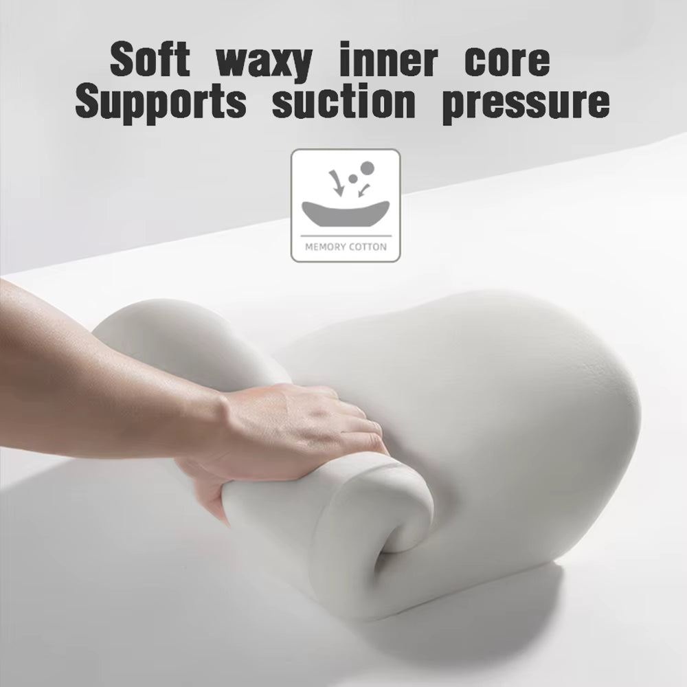 Memory Foam Car Universal Headrest Lumbar Cushion Back Cushion Lumbar Pillow Car Comfort Neck Pillow Car General Accessories