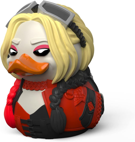 the Suicide Squad Harley Quinn Collectible Duck Figurine – Official Batman Merchandise – Unique Limited Edition Collectors Vinyl Gift